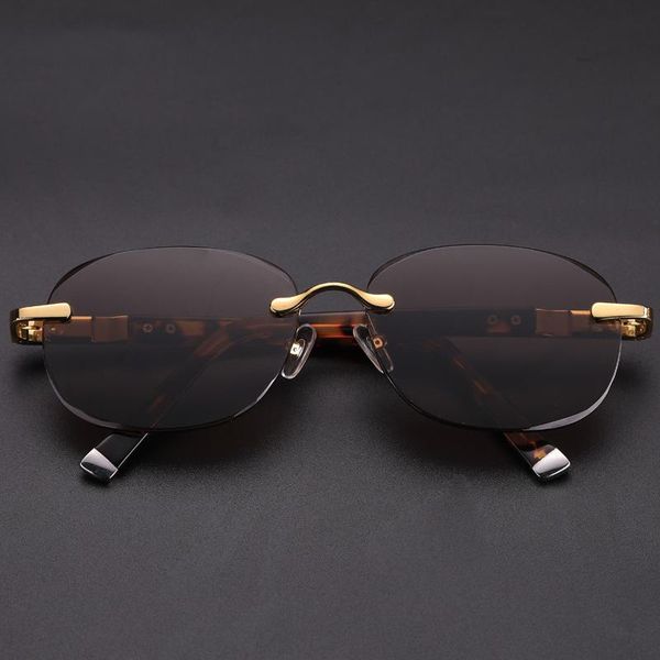 sunglasses rimless glass oval brown vintage woman men acetate frame + natural stone lens sun glasses anti scratch brand designer, White;black
sunglasses rimless glass oval brown vintage woman men acetate frame + natural stone lens sun glasses anti scratch brand designer, White;black
