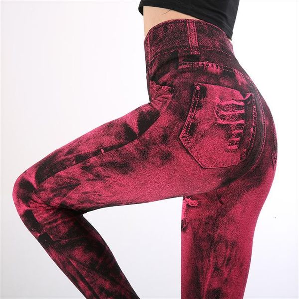 plus size casual imitation cowboy womens leggings elasticity slim cropped pants stretching large xx, Black
plus size casual imitation cowboy womens leggings elasticity slim cropped pants stretching large xx, Black