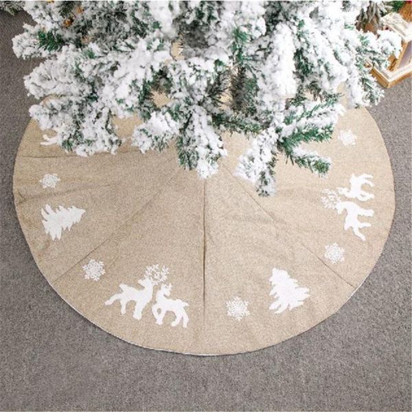 christmas decorations 122cm tree skirt snowflake reindeer ornaments linen printed protect floor gifts adds luster
christmas decorations 122cm tree skirt snowflake reindeer ornaments linen printed protect floor gifts adds luster