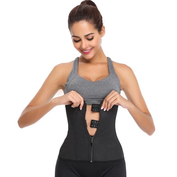 waist support women latex trainer body shaper corsets with zipper cincher corset slimming belt black shapers shapewear plus size, Black;gray
waist support women latex trainer body shaper corsets with zipper cincher corset slimming belt black shapers shapewear plus size, Black;gray