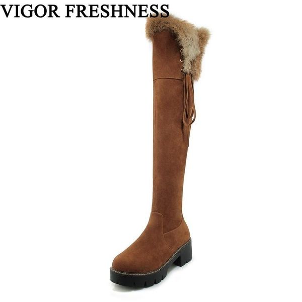 boots vigor freshness women shoes winter over the knee fur woman plush long warm ladies autumn my299, Black
boots vigor freshness women shoes winter over the knee fur woman plush long warm ladies autumn my299, Black