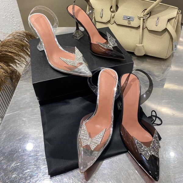 2021 summer pvc shallow sandals pointed toes thin heels sandals butterfly-knot decora jelly shoes sapato feminino, Black
2021 summer pvc shallow sandals pointed toes thin heels sandals butterfly-knot decora jelly shoes sapato feminino, Black