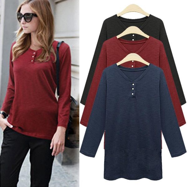women's t-shirt plus size long sleeve t-shirts women 2021 spring autumn style casual loose cotton womens solid base shirt, White
women's t-shirt plus size long sleeve t-shirts women 2021 spring autumn style casual loose cotton womens solid base shirt, White