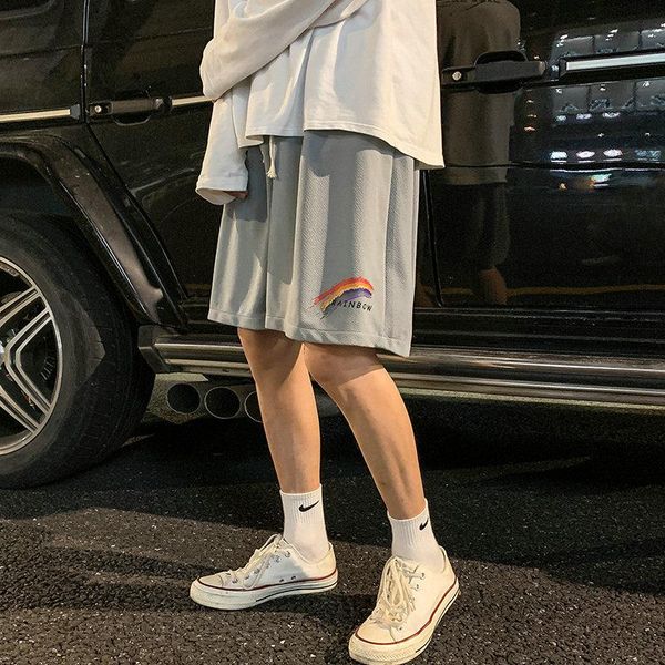 men's shorts korean fashion men loose summer short pants casual oversize straight middle sports ropa clothing ed50dk, White;black
men's shorts korean fashion men loose summer short pants casual oversize straight middle sports ropa clothing ed50dk, White;black