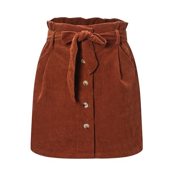 autumn winter women's flower bud skirt corduroy high waist solid vintage casual women skirts micro mini 210309, Black
autumn winter women's flower bud skirt corduroy high waist solid vintage casual women skirts micro mini 210309, Black