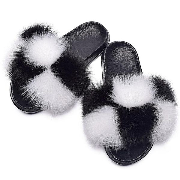 slippers ladies summer style faux fur slides indoor outdoor beach shoes female raccoon soft plush flip flop sandal women, Black
slippers ladies summer style faux fur slides indoor outdoor beach shoes female raccoon soft plush flip flop sandal women, Black