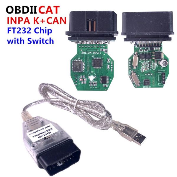 diagnostic tools obdii connector cable inpa k+can k can with ft232rl chip switch for b--m---w dcan usb interface
diagnostic tools obdii connector cable inpa k+can k can with ft232rl chip switch for b--m---w dcan usb interface