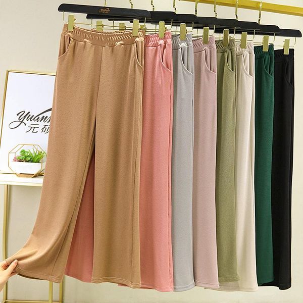 women's pants & capris comfortable solid modal long home plus size women sleep bottoms female lounge wear night casual nighty, Black;white
women's pants & capris comfortable solid modal long home plus size women sleep bottoms female lounge wear night casual nighty, Black;white