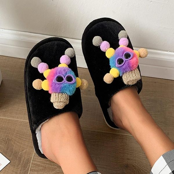 slippers women fashion warm fluffy women's casual shoes breathable outdoor pure color indoor furry fur flip flops, Black
slippers women fashion warm fluffy women's casual shoes breathable outdoor pure color indoor furry fur flip flops, Black