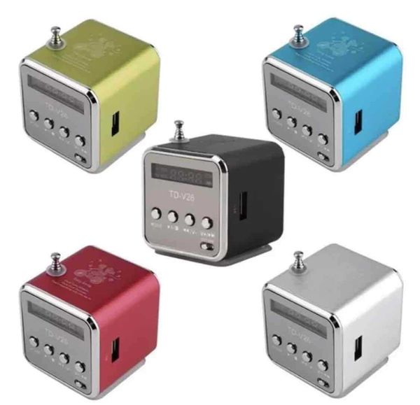 only love td-v26 tdv26 portable micro usb mini stereo super bass speaker music mp3/4 fm radio antenna with retail box with lcd screen
only love td-v26 tdv26 portable micro usb mini stereo super bass speaker music mp3/4 fm radio antenna with retail box with lcd screen