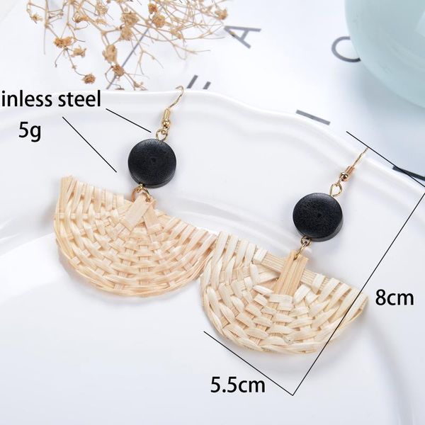 dangle & chandelier 2021 handmade bamboo earrings fashion rattan knitted long jewelry, Silver
dangle & chandelier 2021 handmade bamboo earrings fashion rattan knitted long jewelry, Silver