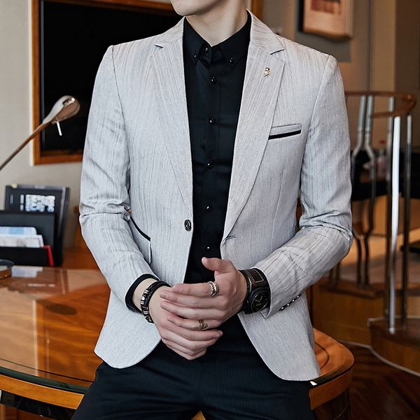 5xl size big blazers autumn thin korean blazer only men's garment suits fashionable gentleman dressed in quality swpu, White;black
5xl size big blazers autumn thin korean blazer only men's garment suits fashionable gentleman dressed in quality swpu, White;black