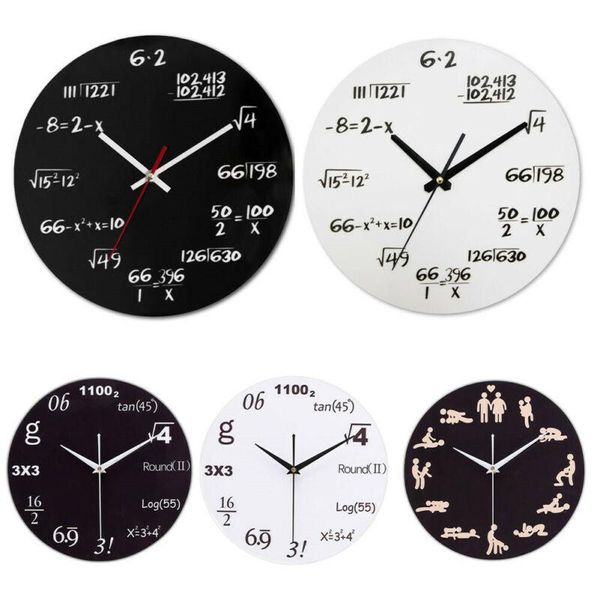 wall clocks maths clock - silent no tick novelty math equations unique perfect for classroom home living room decor
wall clocks maths clock - silent no tick novelty math equations unique perfect for classroom home living room decor