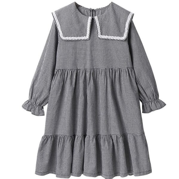 new spring 2022 teenage big girls dress for kids flare sleeve plaid dresses clothing childrens autumn party cotton dress 3-13y, Red;yellow
new spring 2022 teenage big girls dress for kids flare sleeve plaid dresses clothing childrens autumn party cotton dress 3-13y, Red;yellow