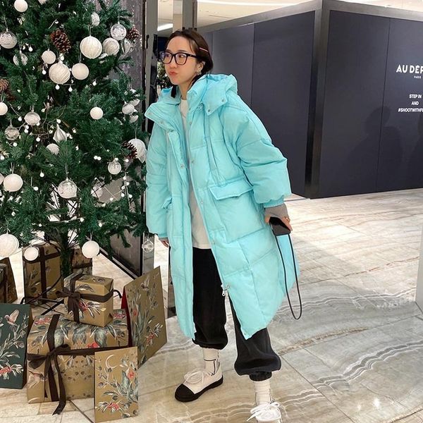 2021 new down women's middle and long design sense of minority candy color loose korean style jacket winter trend, Black
2021 new down women's middle and long design sense of minority candy color loose korean style jacket winter trend, Black