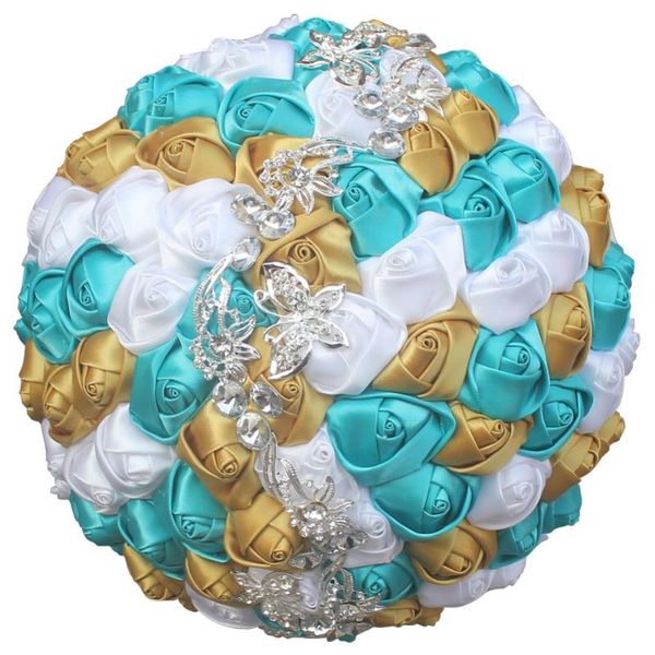 wedding flowers silk ribbon bridal bouquets crystal brooch holding for bridesmaids accessories w2216-z
wedding flowers silk ribbon bridal bouquets crystal brooch holding for bridesmaids accessories w2216-z
