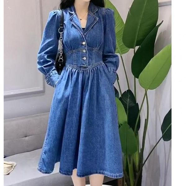 casual dresses women dress hollow out vintage denim long sleeve irregular autumn winter a-line for woman 2021 fashion, Black;gray
casual dresses women dress hollow out vintage denim long sleeve irregular autumn winter a-line for woman 2021 fashion, Black;gray