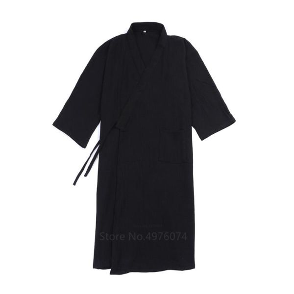 pajama for men 5colors japanese kimono yukata sleepwear male solid color long robe bathrobe cotton haori plus size homewear, Black;brown
pajama for men 5colors japanese kimono yukata sleepwear male solid color long robe bathrobe cotton haori plus size homewear, Black;brown