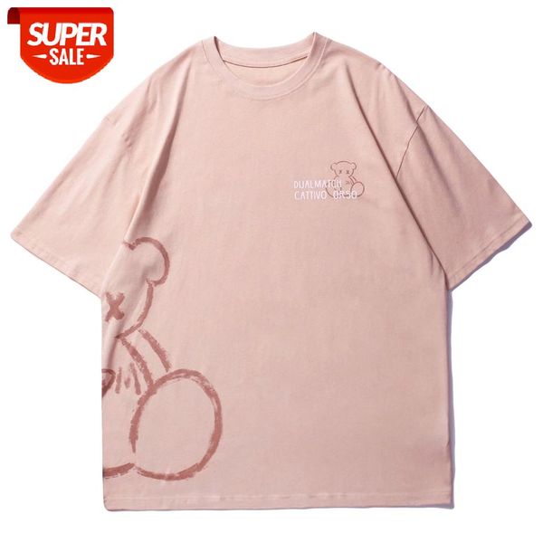 2021 grafitti t-shirt men bear stick figure print cotton streetwear shirt cotton tee harajuku t-shirts clothing pink #hr1s, White;black
2021 grafitti t-shirt men bear stick figure print cotton streetwear shirt cotton tee harajuku t-shirts clothing pink #hr1s, White;black