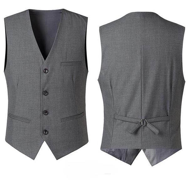 men's vests men vest for business wear grey serge waistcoat career and office formal pant suit 2 pieces set, Black;white
men's vests men vest for business wear grey serge waistcoat career and office formal pant suit 2 pieces set, Black;white