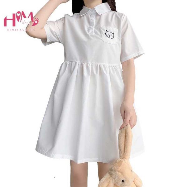 women's t-shirt white cute casual dress girls 2021 summer kawaii clothes women vintage cat embroidery bandage fashion short sleeve
women's t-shirt white cute casual dress girls 2021 summer kawaii clothes women vintage cat embroidery bandage fashion short sleeve
