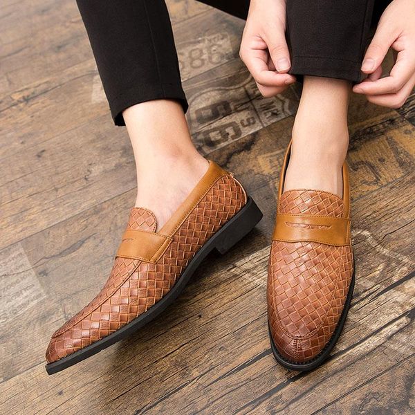 dress shoes men's moccasins men formal mens italian leather loafers stylish fashion for sneakers male casual trend, Black
dress shoes men's moccasins men formal mens italian leather loafers stylish fashion for sneakers male casual trend, Black