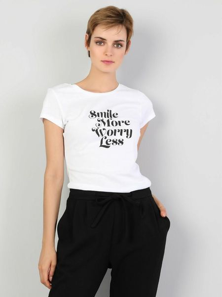 women's hoodies & sweatshirts colins woman regular fit white short sleevetshirt, Black
women's hoodies & sweatshirts colins woman regular fit white short sleevetshirt, Black