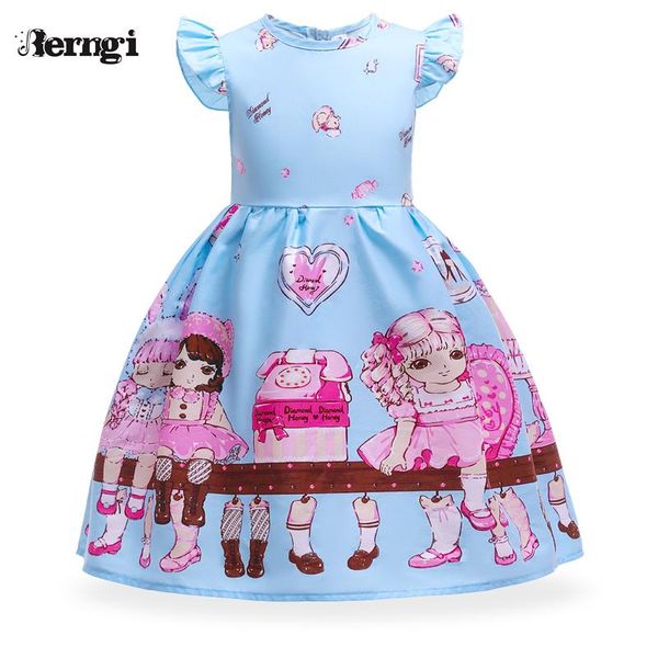 girl's dresses berngi 2-7 years summer 100% combed cotton little girl print kids casual sundress petal sleeve dress good quality, Red;yellow
girl's dresses berngi 2-7 years summer 100% combed cotton little girl print kids casual sundress petal sleeve dress good quality, Red;yellow