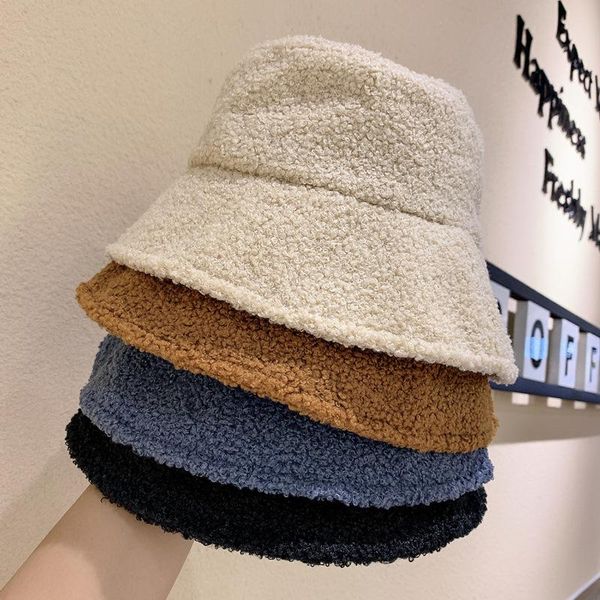 wide brim hats cashmere women's hat bucket solid warm female cap faux fur streetwear winter sun panama dm1007, Blue;gray
wide brim hats cashmere women's hat bucket solid warm female cap faux fur streetwear winter sun panama dm1007, Blue;gray