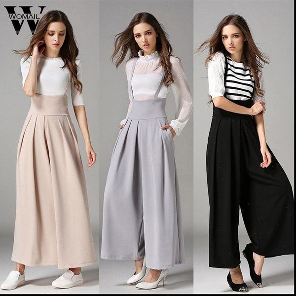 bodysuit women summer casual pleated high waisted wide leg palazzo suspenders trousers fashion new 2021 m1, Black;white
bodysuit women summer casual pleated high waisted wide leg palazzo suspenders trousers fashion new 2021 m1, Black;white