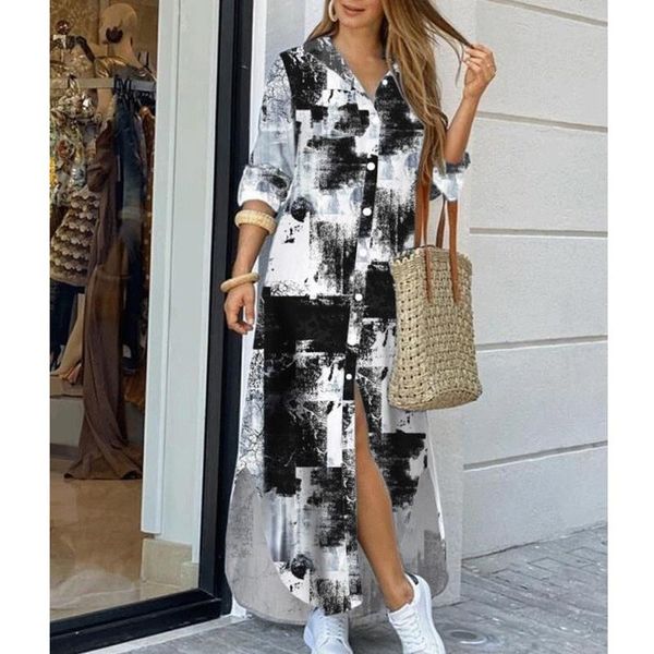 casual dresses tie dye shirt dress women button woman long sleeve split autumn for 2021 spring sundress female, Black;gray
casual dresses tie dye shirt dress women button woman long sleeve split autumn for 2021 spring sundress female, Black;gray
