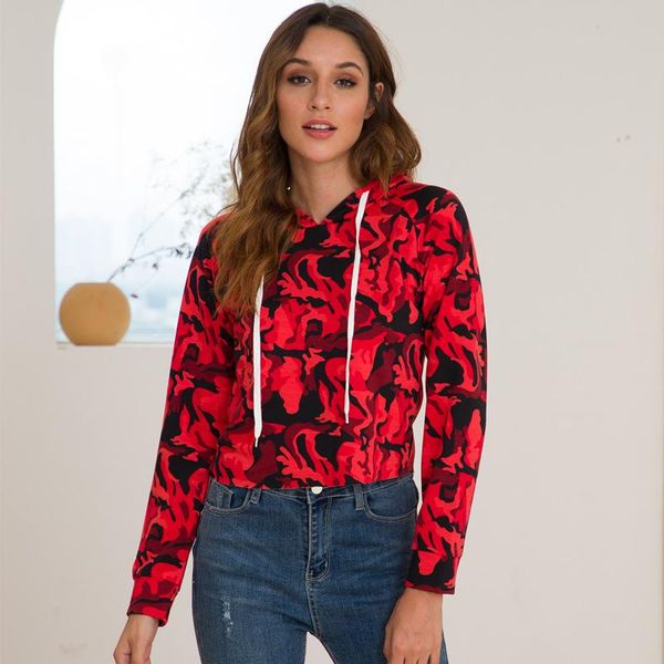women's hoodies & sweatshirts 2021 autumn hooded women fashion camouflage short slim street style thin section trend explosion ladies, Black
women's hoodies & sweatshirts 2021 autumn hooded women fashion camouflage short slim street style thin section trend explosion ladies, Black
