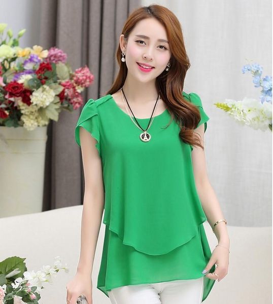 short sleeve chiffon blouse women's shirt blusas mujer de moda 2021 womens and blouses female plus size 4xl 5xl & shirts1, White
short sleeve chiffon blouse women's shirt blusas mujer de moda 2021 womens and blouses female plus size 4xl 5xl & shirts1, White