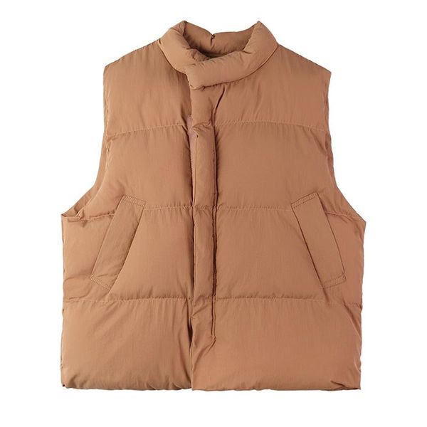 women's vests s-4xl cotton clothing vest women 2021 autumn winter korean fashion wild standing collar thickened bread coat s94, Black;white
women's vests s-4xl cotton clothing vest women 2021 autumn winter korean fashion wild standing collar thickened bread coat s94, Black;white