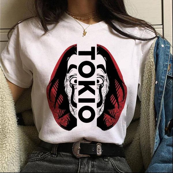 new money a harajuku t shirts women la casa de papel t shirts fashion house of paper femal cottontshirt tees, White
new money a harajuku t shirts women la casa de papel t shirts fashion house of paper femal cottontshirt tees, White