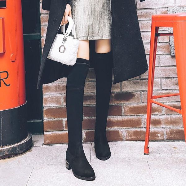 boots big size thigh high knee over the women ladies boots shoes woman winter, Black
boots big size thigh high knee over the women ladies boots shoes woman winter, Black