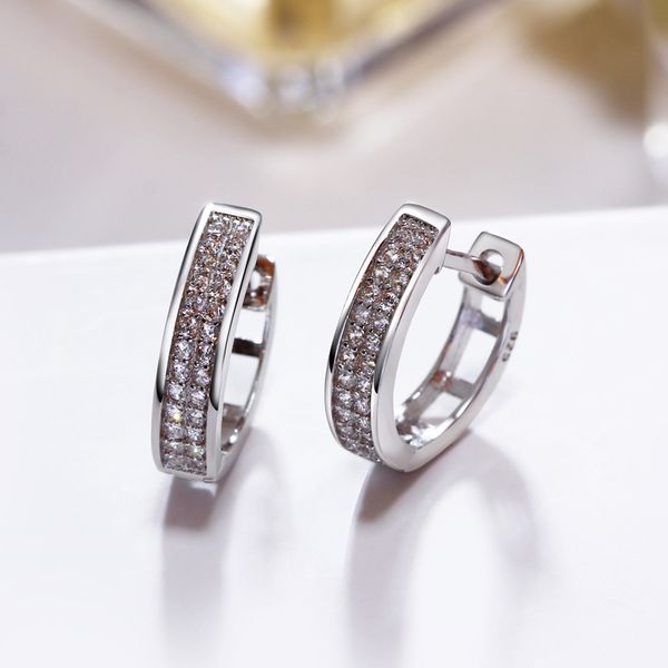 real sterling silver 1.1cm small hoop earring pave full zircon stones circle round fine jewelry 925 jewellery for women, Golden;silver
real sterling silver 1.1cm small hoop earring pave full zircon stones circle round fine jewelry 925 jewellery for women, Golden;silver