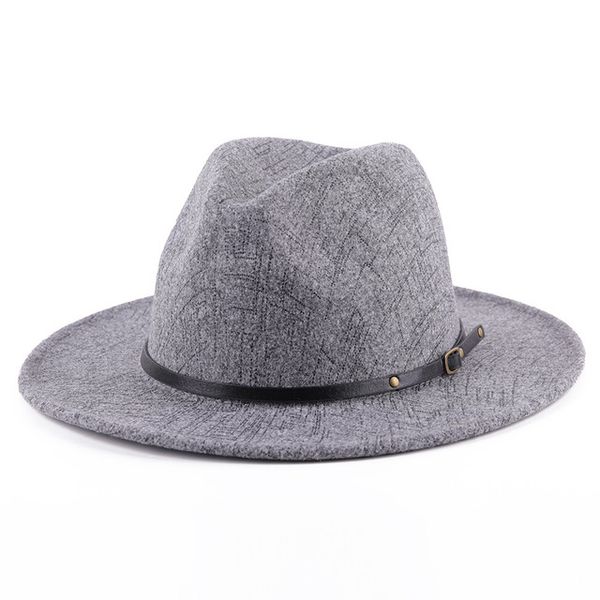 fashion all-match wide brim fedora hat for women 2021 new autumn winter jazz trilby cap party formal hat, Blue;gray
fashion all-match wide brim fedora hat for women 2021 new autumn winter jazz trilby cap party formal hat, Blue;gray