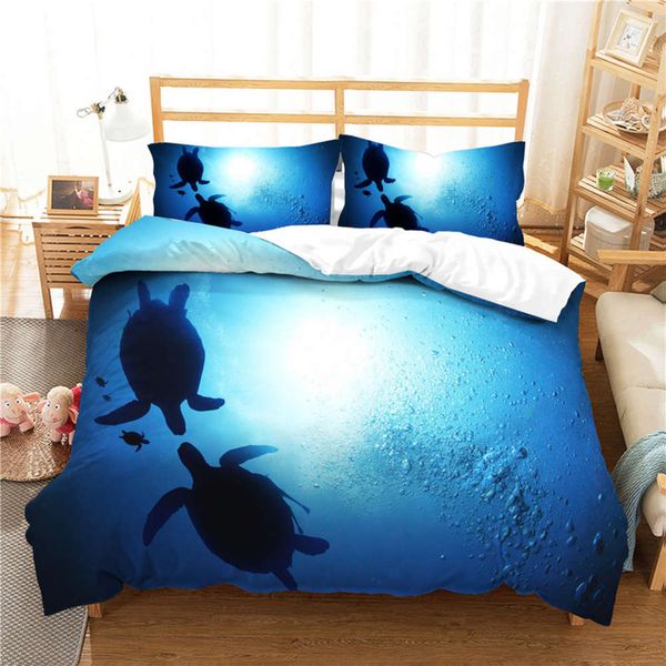 3d bedding set sea turtle in ocean blue quilt cover with pillow sham 2/3pcs kids teens soft custom duvet cover set microfiber
3d bedding set sea turtle in ocean blue quilt cover with pillow sham 2/3pcs kids teens soft custom duvet cover set microfiber