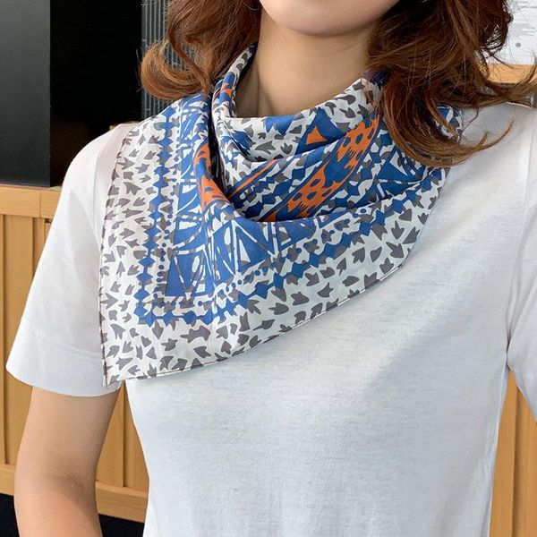 scarves 70*70 small square scarf printed silk women neckerchief spring summer cotton, Blue;gray
scarves 70*70 small square scarf printed silk women neckerchief spring summer cotton, Blue;gray