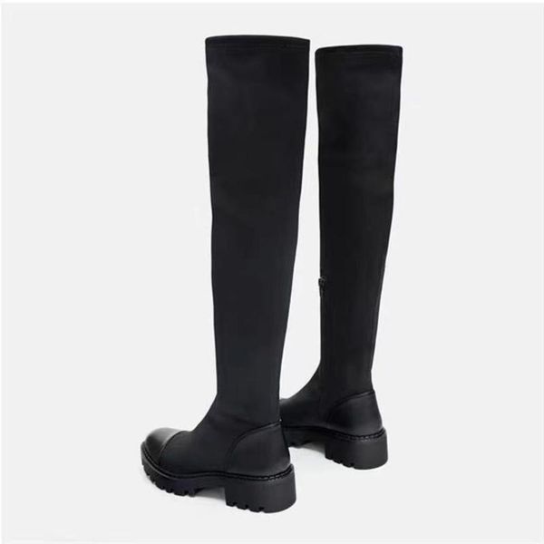 boots zar women's shoes over-the-knee long autumn winter socks thick heel stretch high tube knight's fleece lined, Black
boots zar women's shoes over-the-knee long autumn winter socks thick heel stretch high tube knight's fleece lined, Black