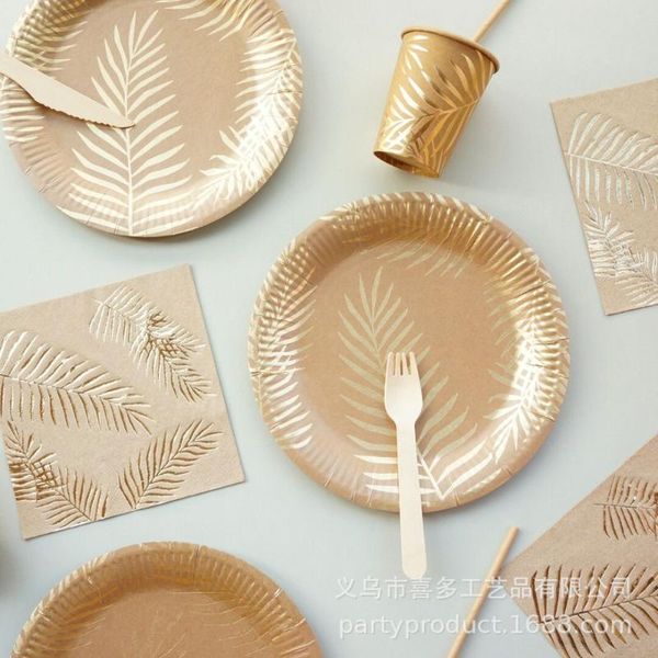 packaging dinner service gold environmentally friendly kraft paper cutlery set party decoration printed tray cup towel
packaging dinner service gold environmentally friendly kraft paper cutlery set party decoration printed tray cup towel