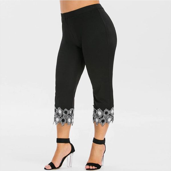 fashion cropped trousers casual elastic womens legging bandage waist clothes high waisted applique summer fitness, Black
fashion cropped trousers casual elastic womens legging bandage waist clothes high waisted applique summer fitness, Black
