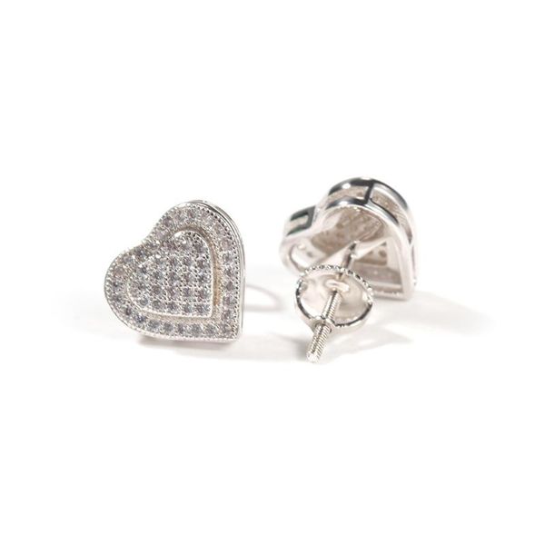 stud personality hip hop heart-shaped earring simple zircon 925 silver earrings accessories jewelry gift, Golden;silver
stud personality hip hop heart-shaped earring simple zircon 925 silver earrings accessories jewelry gift, Golden;silver