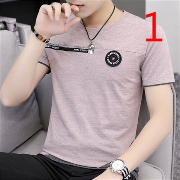 New 2021 Short-sleeved T-shirt Men's Round Neck Embroidery Youth Cotton and Linen Thin Section Casual Slim Shirt 7AQY, White;black
New 2021 Short-sleeved T-shirt Men's Round Neck Embroidery Youth Cotton and Linen Thin Section Casual Slim Shirt 7AQY, White;black