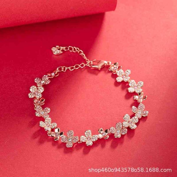 shijia rose gold flower bracelet flowers japanese and korean style elegant charm bracelet fashion trend, Black
shijia rose gold flower bracelet flowers japanese and korean style elegant charm bracelet fashion trend, Black