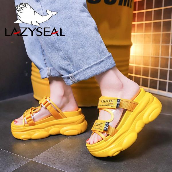 slippers lazyseal platform women slides with letters transparent 8cm summer beach wedge shoes thick sole flip flops, Black
slippers lazyseal platform women slides with letters transparent 8cm summer beach wedge shoes thick sole flip flops, Black