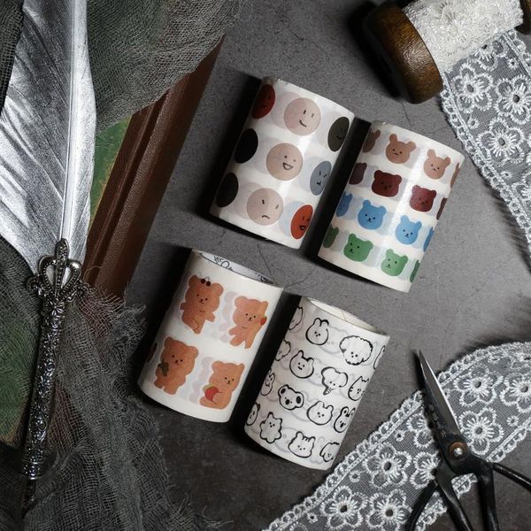 gift wrap bear cat dot washi tape junk journal ephemera basic sticker cute animal diy diary aesthetic scrapbooking material
gift wrap bear cat dot washi tape junk journal ephemera basic sticker cute animal diy diary aesthetic scrapbooking material