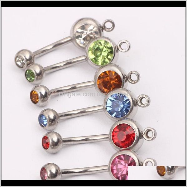 body jewelry stainless steeel navel ring belly button ring add you own charm accessory wjyru ap176, Silver
body jewelry stainless steeel navel ring belly button ring add you own charm accessory wjyru ap176, Silver