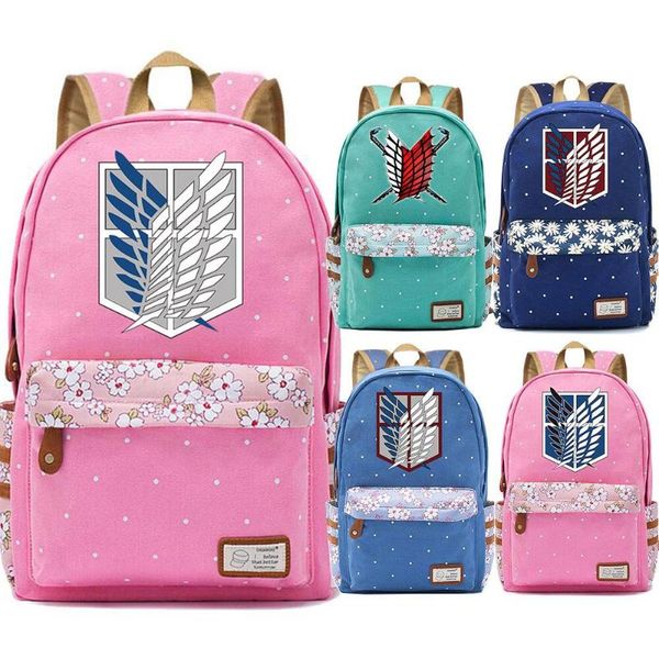 backpack kawaii attack on titan prints boys girls kids bookbag women flower travel canvas men bagpack packsack schoolbag
backpack kawaii attack on titan prints boys girls kids bookbag women flower travel canvas men bagpack packsack schoolbag